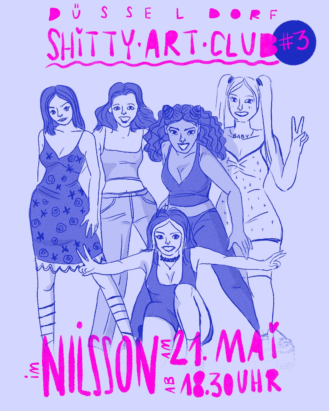 Plakat Shitty Art Club 3
